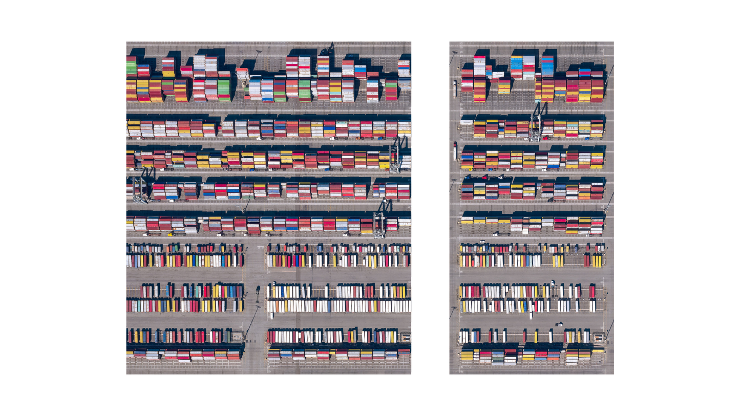 Mondrian City Diptych