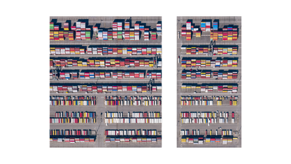 Mondrian City Diptych